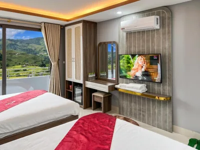Family Room with Mountain View — En Hotel Sapa
