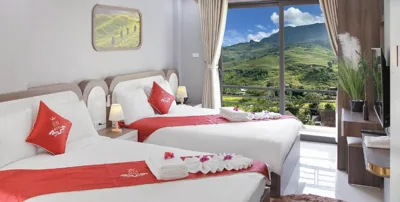 Quadruple Room with Bath — En Hotel Sapa